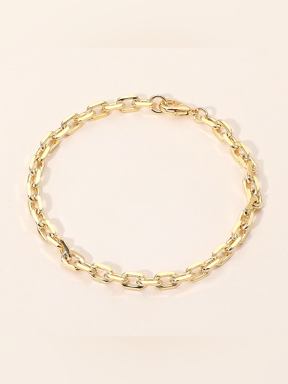 18K Gold Filled Chunky Link Chain Bracelet